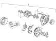 Diagram for Nissan Z Radiator fan - 21481-6GP0A