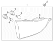 Diagram for Nissan Rogue Sport Back Up Light - 26550-6MR5A