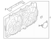 Diagram for Nissan Z Radiator fan - 21481-6GP1A