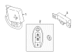 Diagram for Nissan Leaf Car Key - 285E3-5SA1C