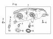 Diagram for Nissan Altima Headlight - 26010-6CA0B