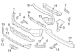 Diagram for Nissan Frontier License Plate - 96210-9BU0A