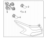 Diagram for Nissan Versa Light Socket - 26551-5EE2A