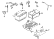 Diagram for Nissan Rogue Battery Tray - 24428-6RA0B