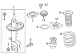 Diagram for 2023 Nissan Pathfinder Shock Absorber - E4302-1A55A