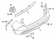 Diagram for 2022 Nissan Kicks Bumper - 85022-5R01J