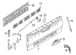 Diagram for 2024 Nissan Frontier Door Hinge - 93470-9BU2A