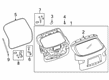 Diagram for 2020 Nissan Pathfinder Weather Strip - 90832-3KA1B