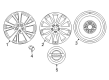 Diagram for Nissan Maxima Spare Wheel - 40300-9DJ6B