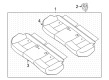 Diagram for 2023 Nissan Sentra Seat Cover - 88320-6LB0A