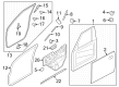 Diagram for Nissan Armada Door Seal - 80830-1LA0D