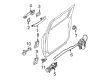 Diagram for 2024 Nissan Frontier Rear Passenger Door Handle Latch - 82501-9BU0D