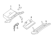 Diagram for Nissan Pathfinder Glove Box - 68500-9NF0A