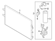 Diagram for Nissan ARIYA A/C Condenser - 92110-5MP0A