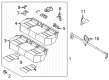 Diagram for 2021 Nissan Rogue Seat Cover - 886A6-6RE0A