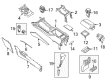 Diagram for 2024 Nissan Murano Center Console Base - 96911-9UH0A