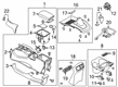 Diagram for Nissan Rogue Sport Armrest - 96920-6FM1A