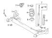 Diagram for Nissan Versa Bump Stop - 55240-5EE0A