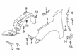 Diagram for 2024 Nissan Altima Wheelhouse - 63864-9HF0A