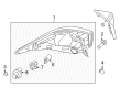 Diagram for 2022 Nissan Pathfinder Light Socket - 26254-9B90A