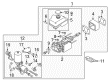 Diagram for 2023 Nissan Armada Brake Master Cylinder - 46010-6JL1B