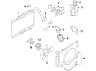 Diagram for 2022 Nissan Titan Fan Shroud - 21476-9FV0B