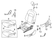 Diagram for Nissan Seat Motor - 87151-6LB0A