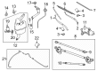 Diagram for Nissan Rogue Sport Wiper Blade - 28890-6MA0B