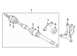 Diagram for 2024 Nissan Pathfinder Axle Shaft - 39100-6SB1A