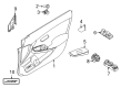 Diagram for Nissan Car Mirror - 96301-6LB3A