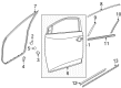 Diagram for Nissan Murano Door Seal - 80831-9UH0A