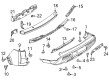 Diagram for 2024 Nissan Pathfinder Bumper - 85018-6TD1A