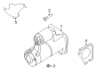 Diagram for Nissan Frontier Starter Motor - 23300-9BT0A