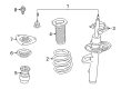 Diagram for 2023 Nissan ARIYA Coil Spring Insulator - 54034-6RA0A