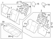 Diagram for Nissan Leaf Seat Cover - 88620-6WK0C