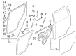 Diagram for Nissan Armada Door Seal - 82830-1LA1A