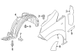 Diagram for Nissan NV Fender - F3100-3LMMC