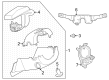 Diagram for Nissan ARIYA Wiper Switch - 25560-5MR1A