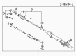 Diagram for 2022 Nissan Titan Steering Gear Box - 49001-EZ40C