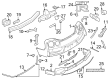 Diagram for 2024 Nissan GT-R Bumper - HEM14-6HW6A