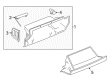 Diagram for Nissan Leaf Glove Box - 68520-9RE0B