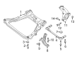 Diagram for Nissan Rogue Spindle Nut - 01223-A2031