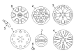 Diagram for 2022 Nissan Titan Wheel Cover - 40342-9FV1B