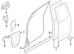 Diagram for 2023 Nissan Frontier Door Seal - 82830-9BU1B