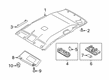 Diagram for 2024 Nissan Versa Dome Light - 26430-5TA6A