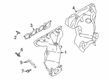 Diagram for 2022 Nissan Versa Catalytic Converter - 140E2-9VB0B