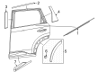 Diagram for Nissan Door Moldings - 78860-6RR0A