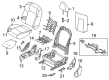 Diagram for 2021 Nissan Rogue Seat Cover - 87620-6RE0A