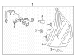 Diagram for 2022 Nissan Rogue Light Socket - 26551-6RA1A