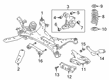 Diagram for Nissan Altima Rear Crossmember - 55400-6CA1B